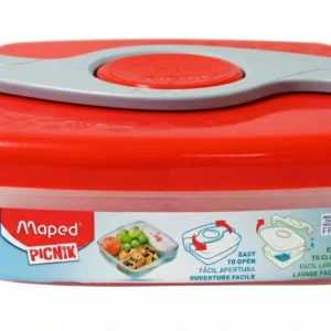 Boîte à déjeuner enfant 520ml Rouge Picnik – Maped