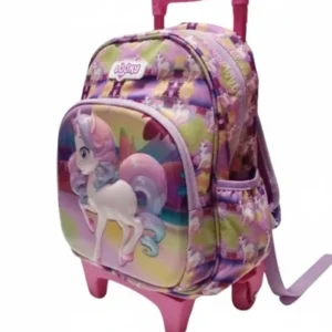 Cartable à roulettes pour filles12 3D LOOKY