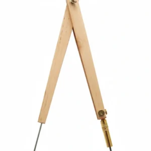 Compas en bois grand format