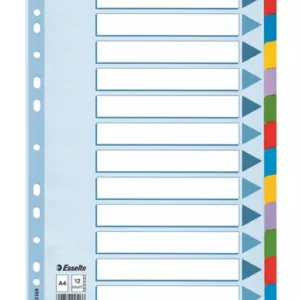 Jeu de 12 Intercalaires ESSELTE