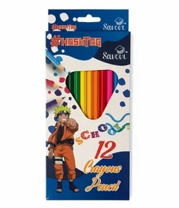 hashtag 12 crayons de couleur Hexagonal