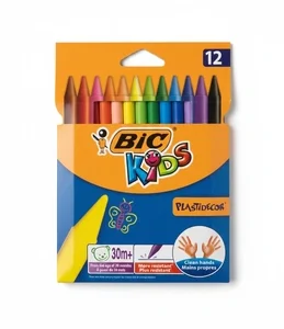 bic kids plastidecor crayons