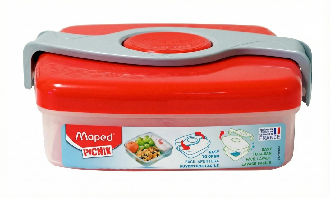 Boîte à déjeuner enfant 520ml Rouge Picnik – Maped