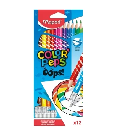 COLOR PEPS MAPED 12 CRAYONS GRAND FORMAT