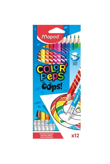 COLOR PEPS MAPED 12 CRAYONS GRAND FORMAT