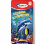 Flamingo Crayons de Couleur 12 Pcs