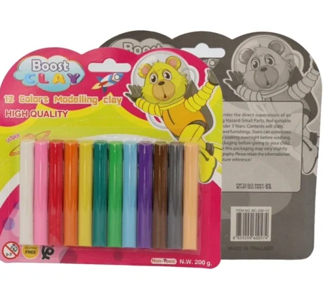 Pâte à Modeler 12 clay Boost couleurs