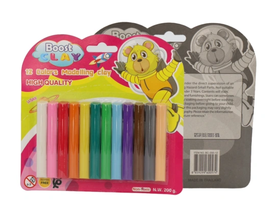Pâte à Modeler 12 clay Boost couleurs