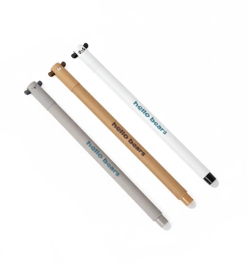 M&G Hello Bears iErase S Erasable Gel Pen 0.5mm Crystal Blue