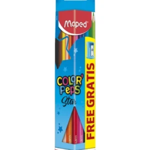 12 Crayons de couleur Color’Peps MAPED