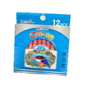 12 crayons de cire aux couleurs