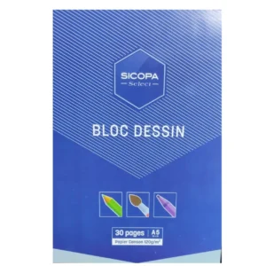 Bloc Dessin Scopa A5 30 pages 120g/m²