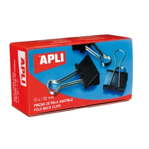 Boite de 12 pinces a clip 19mm APLI