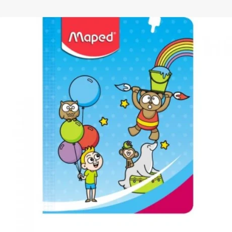 Cahier piqué 192P grands carreaux 72G