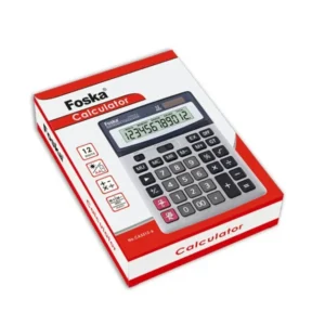 Calculator FOSKA No°. CA3312-6 ELECTRONIC 12 DIGITS