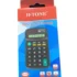 Calculatrice PM 8 chiffres Noir Ecolo Smart