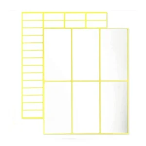 Etiquette Blanche 7.4×3.4 cm Autocollante