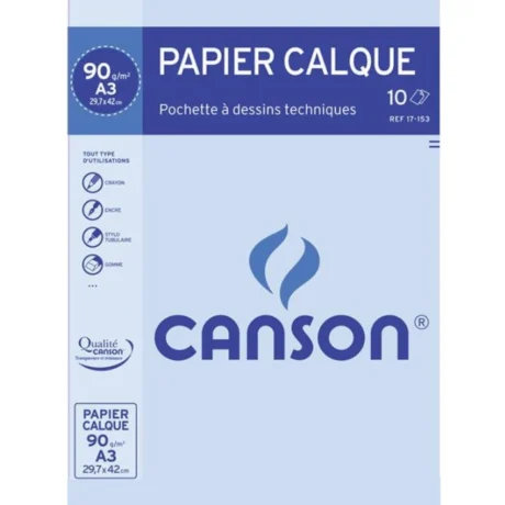 Ramette papier Calque CANSON 90g A4 50 Feuilles