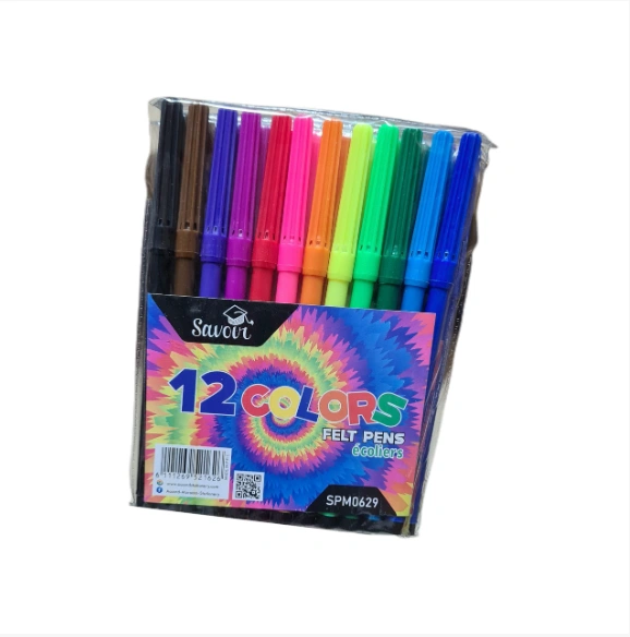 Boîte de 12 feutres de coloriage