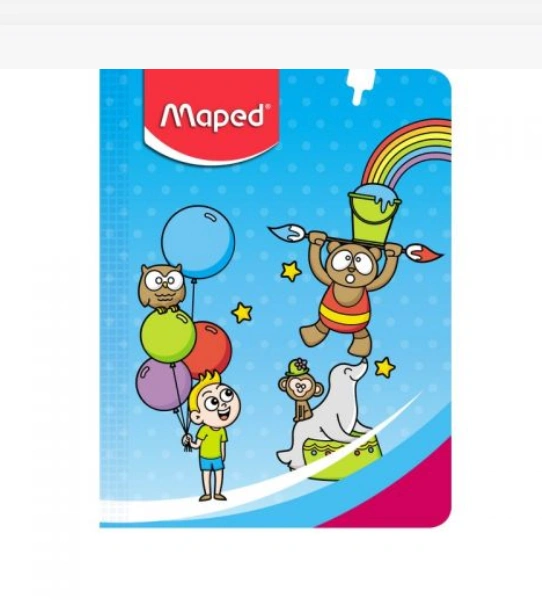 Cahier piqué 192P grands carreaux 72G