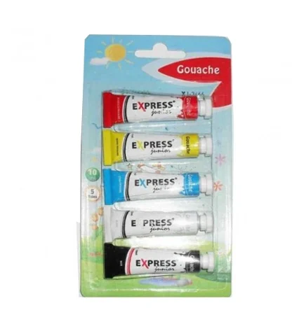 GOUACHE DE 5 COULEUR EXPRESS XJ-3466