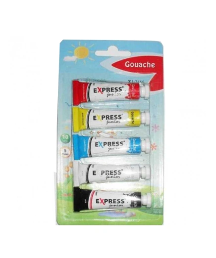 GOUACHE DE 5 COULEUR EXPRESS XJ-3466