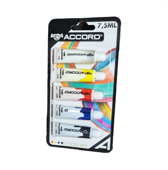 Tubes de gouache Accord