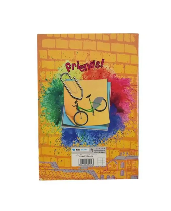CAHIER PIQUE 192P 21/29 SEYES BLES MARINE