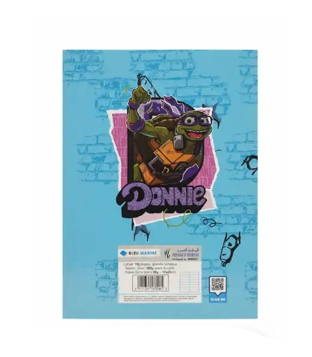CAHIER PIQUE BLEU MARINE 192 PAGE 17*22