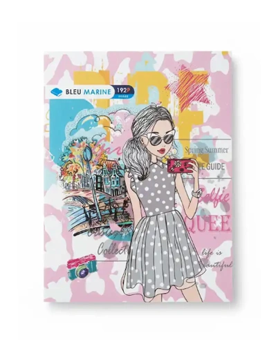 Cahier piqué 288 page ALICE 17 X 22 cm