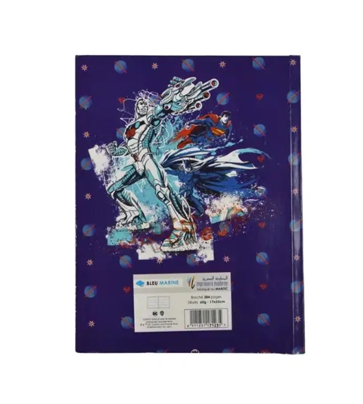 Cahier piqué 384 page BLEU MARINE 17 X 22 cm